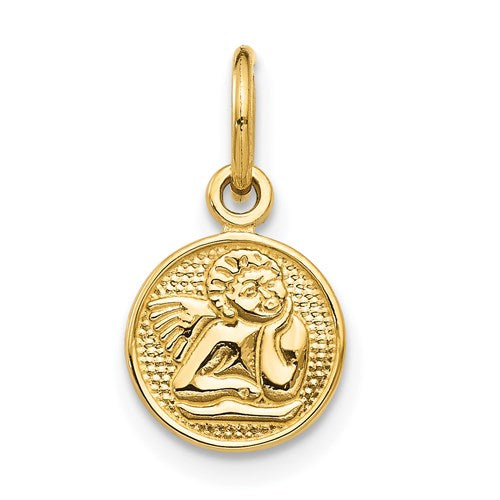 14k-small-polished-angel-charm-SolomonJeweler-Wichita-KS-CustomJewelry