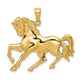 14k-horse-galloping-pendant-SolomonJeweler-Wichita-KS-CustomJewelry