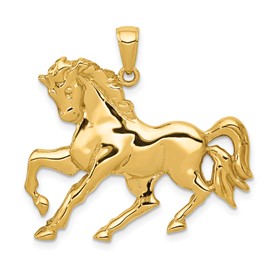 14k-horse-galloping-pendant-SolomonJeweler-Wichita-KS-CustomJewelry