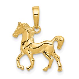 14k-standing-horse-pendant-SolomonJeweler-Wichita-KS-CustomJewelry