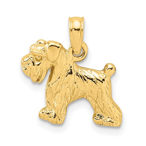 14k-schnauzer-dog-pendant-SolomonJeweler-Wichita-KS-CustomJewelry