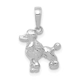 14k-white-gold-poodle-dog-pendant-SolomonJeweler-Wichita-KS-CustomJewelry