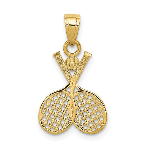 14k-double-tennis-racquet-charm-SolomonJeweler-Wichita-KS-CustomJewelry