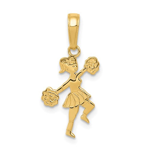 14k-cheerleader-with-pom-poms-pendant-SolomonJeweler-Wichita-KS-CustomJewelry