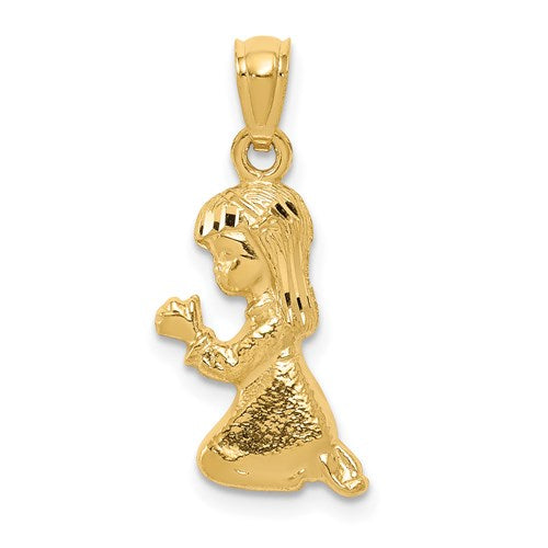 14k-praying-girl-pendant-SolomonJeweler-Wichita-KS-CustomJewelry