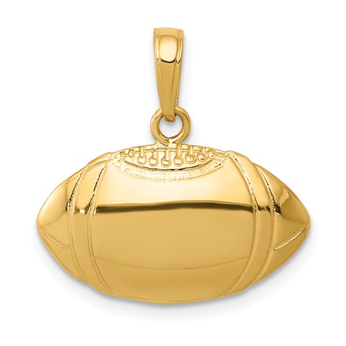 14k-football-profile-pendant-SolomonJeweler-Wichita-KS-CustomJewelry