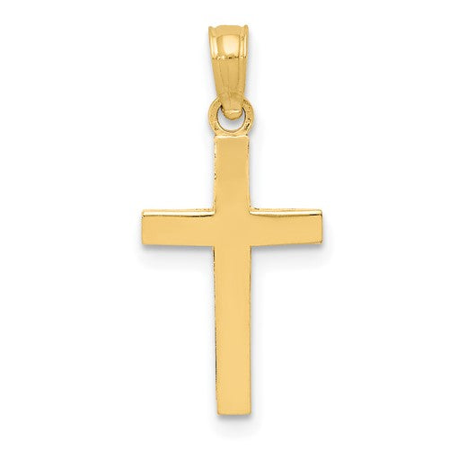 14k-beveled-cross-charm-SolomonJeweler-Wichita-KS-CustomJewelry