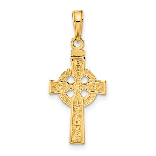14k-reversible-god-is-love-celtic-cross-pendant-SolomonJeweler-Wichita-KS-CustomJewelry