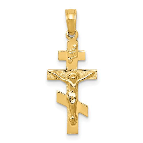 14k-eastern-orthodox-crucifix-charm-SolomonJeweler-Wichita-KS-CustomJewelry
