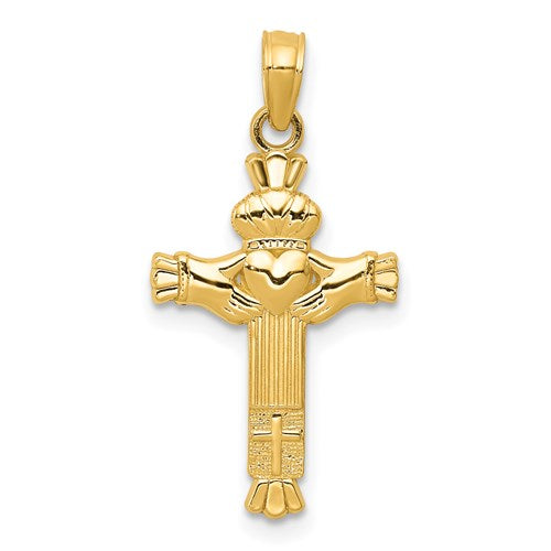 14k-claddagh-cross-charm-SolomonJeweler-Wichita-KS-CustomJewelry