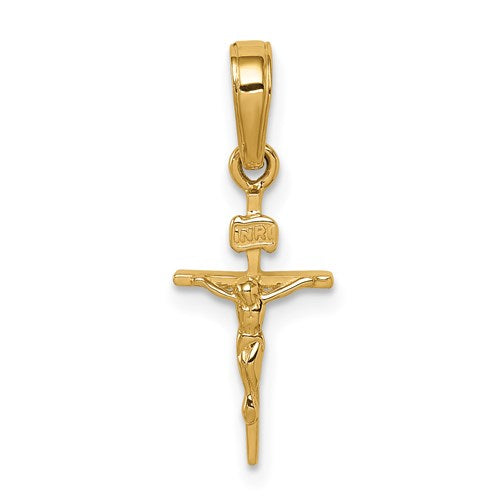 14k-small-inri-crucifix-pendant-SolomonJeweler-Wichita-KS-CustomJewelry