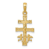 14k-cara-vaca-crucifix-pendant-SolomonJeweler-Wichita-KS-CustomJewelry