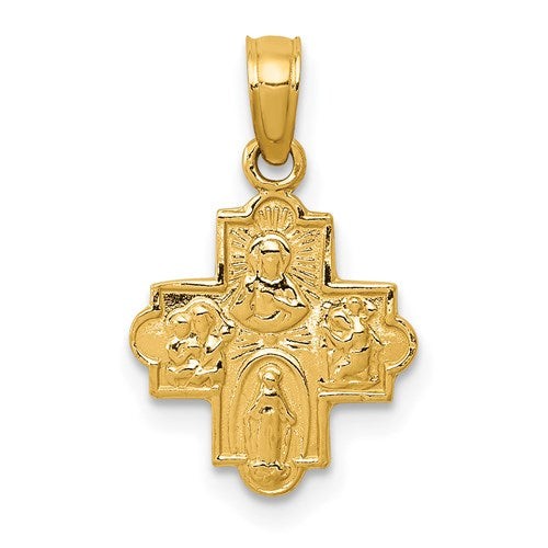 14k-miniature-four-way-medal-pendant-SolomonJeweler-Wichita-KS-CustomJewelry