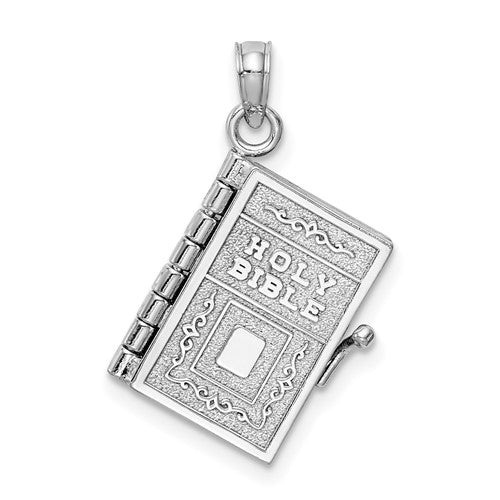 14k-white-gold-3-d-holy-bible-w-lords-prayer-moveable-charm-SolomonJeweler-Wichita-KS-CustomJewelry