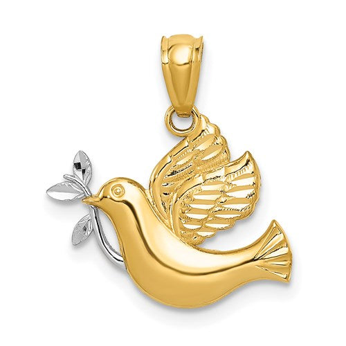 14k-w-rhodium-polished-dove-w-olive-branch-pendant-SolomonJeweler-Wichita-KS-CustomJewelry