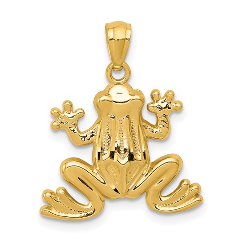 14k-polished-frog-pendant-SolomonJeweler-Wichita-KS-CustomJewelry