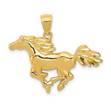 14k-polished-horse-pendant-SolomonJeweler-Wichita-KS-CustomJewelry