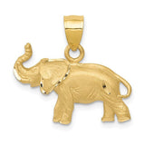 14k-diamond-cut-elephant-pendant-SolomonJeweler-Wichita-KS-CustomJewelry