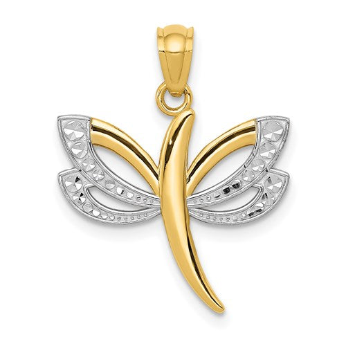14k-w-rhodium-dragonfly-pendant-SolomonJeweler-Wichita-KS-CustomJewelry