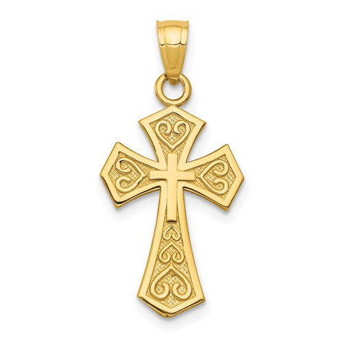 14k-reversible-passion-cross-pendant-SolomonJeweler-Wichita-KS-CustomJewelry