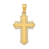 14k-lace-trim-cross-pendant-SolomonJeweler-Wichita-KS-CustomJewelry