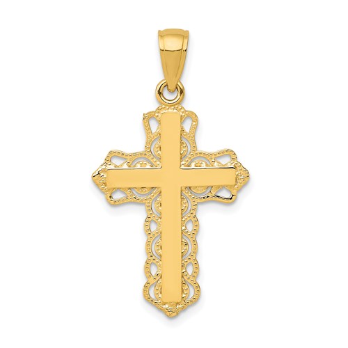 14k-lace-trim-cross-pendant-SolomonJeweler-Wichita-KS-CustomJewelry