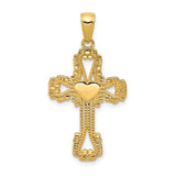 14k-beaded-cross-with-heart-pendant-SolomonJeweler-Wichita-KS-CustomJewelry