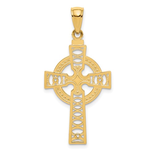 14k-celtic-cross-with-eternity-circle-pendant-SolomonJeweler-Wichita-KS-CustomJewelry