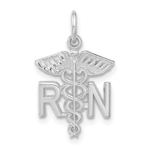 14k-white-gold-rn-nurse-charm-SolomonJeweler-Wichita-KS-CustomJewelry