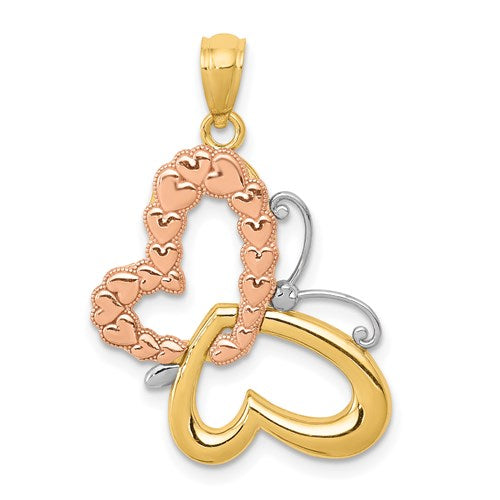 14k-two-tone-gold-w-white-rhodium-butterfly-w-hearts-pendant-SolomonJeweler-Wichita-KS-CustomJewelry