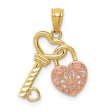 14k-two-tone-polished-filigree-heart-lock-and-diamond-cut-key-charm-SolomonJeweler-Wichita-KS-CustomJewelry