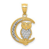 14k-white-rhodium-d-c-owl-on-the-moon-pendant-SolomonJeweler-Wichita-KS-CustomJewelry