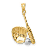 14k-white-rhodium-baseball-glove-bat-ball-pendant-SolomonJeweler-Wichita-KS-CustomJewelry