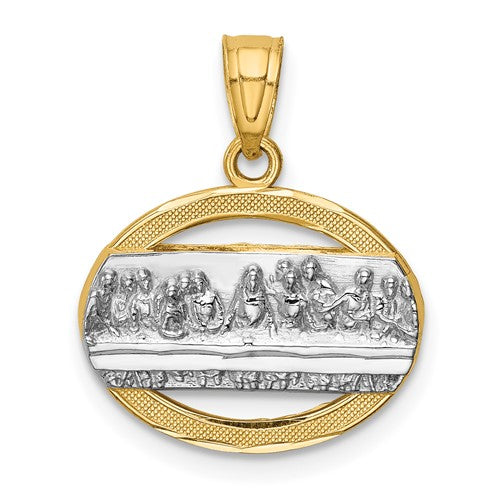 14k-w-rhodium-the-last-supper-pendant-SolomonJeweler-Wichita-KS-CustomJewelry