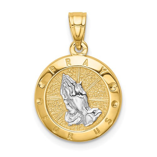 14k-w-rhodium-praying-hands-pendant-SolomonJeweler-Wichita-KS-CustomJewelry