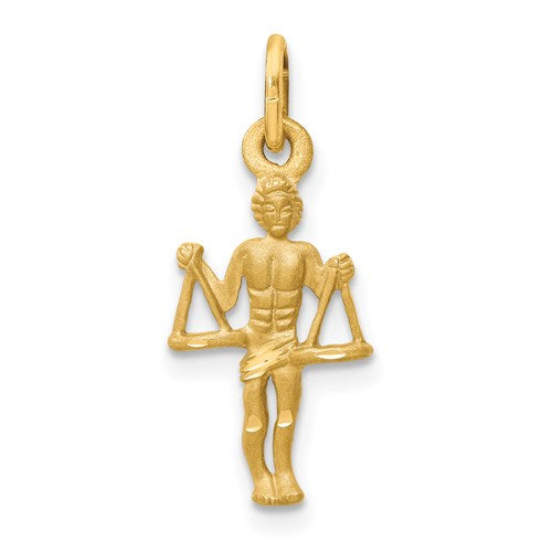 14k-satin-diamond-cut-libra-zodiac-charm-SolomonJeweler-Wichita-KS-CustomJewelry