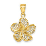 14k-beaded-and-polished-plumeria-flower-charm-SolomonJeweler-Wichita-KS-CustomJewelry