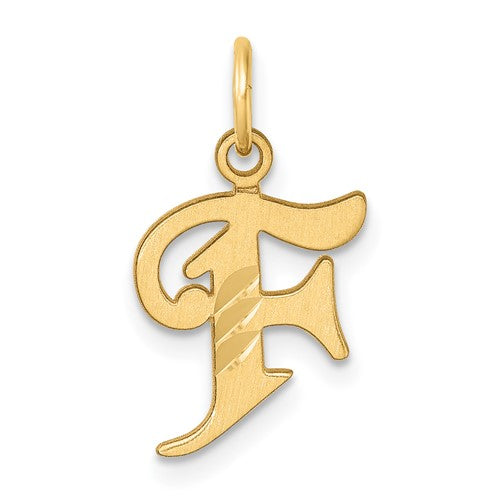 14k-diamond-cut-letter-f-initial-charm-SolomonJeweler-Wichita-KS-CustomJewelry