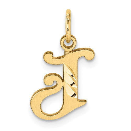 14k-diamond-cut-letter-j-initial-charm-SolomonJeweler-Wichita-KS-CustomJewelry