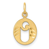14k-diamond-cut-letter-o-initial-charm-SolomonJeweler-Wichita-KS-CustomJewelry