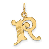 14k-diamond-cut-letter-r-initial-charm-SolomonJeweler-Wichita-KS-CustomJewelry