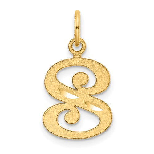 14k-diamond-cut-letter-s-initial-charm-SolomonJeweler-Wichita-KS-CustomJewelry