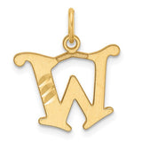 14k-diamond-cut-letter-w-initial-charm-SolomonJeweler-Wichita-KS-CustomJewelry