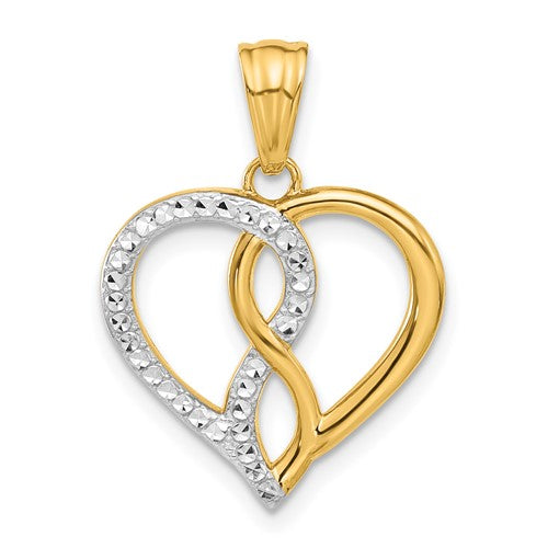 14k-with-white-rhodium-diamond-cut-infinity-heart-pendant-SolomonJeweler-Wichita-KS-CustomJewelry