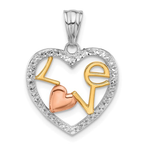 14k-tri-color-diamond-cut-love-in-heart-pendant-SolomonJeweler-Wichita-KS-CustomJewelry