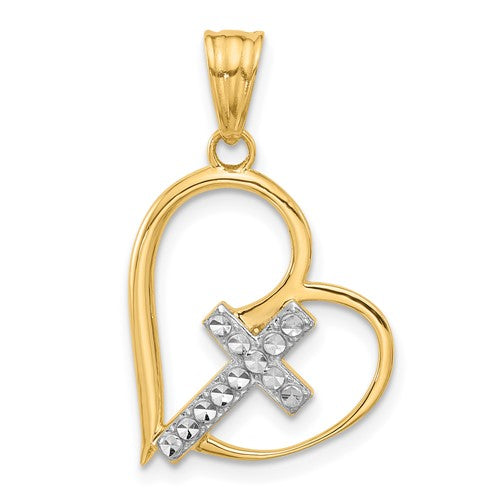 14k-and-white-rhodium-diamond-cut-cross-in-heart-pendant-SolomonJeweler-Wichita-KS-CustomJewelry