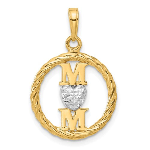 14k-and-white-rhodium-d-c-heart-mom-pendant-SolomonJeweler-Wichita-KS-CustomJewelry