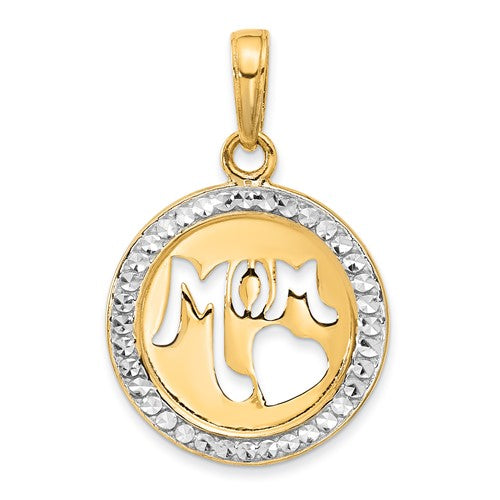 14k-and-white-rhodium-d-c-mom-cut-out-heart-pendant-SolomonJeweler-Wichita-KS-CustomJewelry