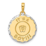 14k-and-white-rhodium-d-c-its-a-boy-pendant-SolomonJeweler-Wichita-KS-CustomJewelry