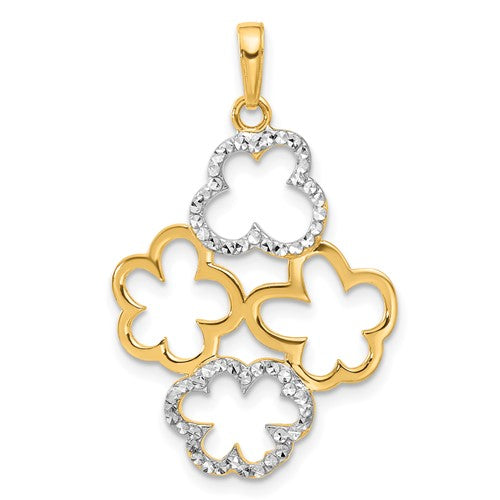 14k-and-white-rhodium-polished-and-d-c-flowers-pendant-SolomonJeweler-Wichita-KS-CustomJewelry
